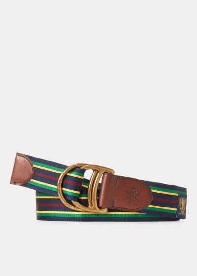 Cintos Polo Ralph Lauren Equestrian Grosgrain Homem 62135-YXLS